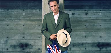 Singer Ray Davies poses for a portrait shoot in London