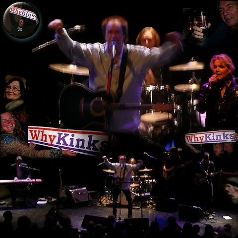 Ray with Band in Oslo, the one and only town in the world with the last The Kinks concert!!!!