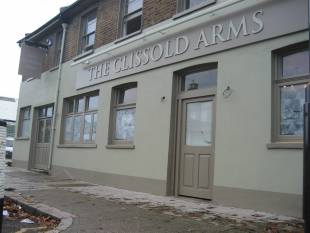 THE newly-repainted Clissold Arms this week